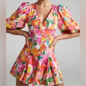 Showpo Colorful Floral Mini Dress